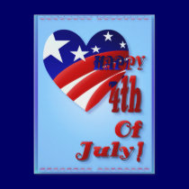 Big American Heart  Postcard postcards