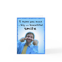 Big and Beautiful Smile card