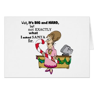Naughty Christmas card