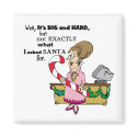 Big and Hard Naughty Christmas magnet