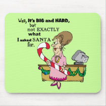 Big and Hard Naughty Christmas mousepads