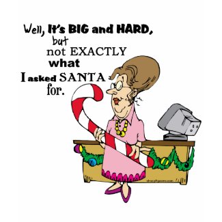 Big and Hard Naughty Christmas T-shirt shirt