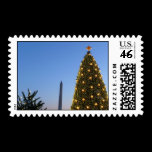 Big and Little Christmas Trees Postage
