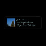 Big and Little Christmas Trees Return Address Labe Custom Return Address Labels