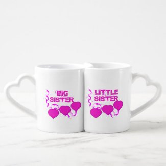 Big and Little Sister Duo Couples' Coffee Mug Set