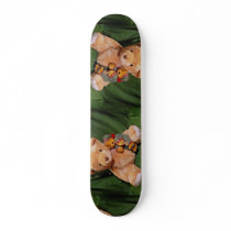 Big and little teddy bears custom skate board