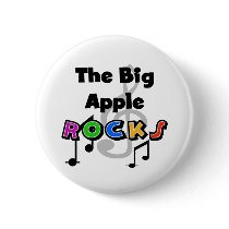 Big Apple Rocks buttons by USAcities Big Apple Rocks buttons