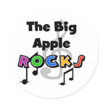 Big Apple Rocks stickers