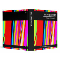 Big Art Binder 020 (1in) Color Cascade