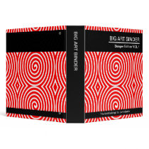 Big Art Binder 08 (1.5in) - Red and White