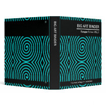 Big Art Binder 08 (1in) - Deep Turquoise