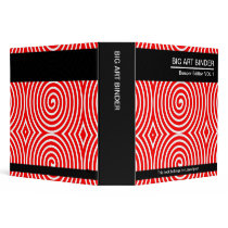 Big Art Binder 08 (2in) - Red and White