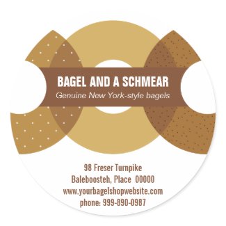 Big Bagels Promotional Sticker sticker