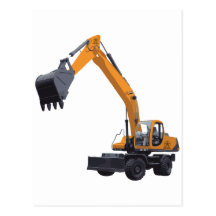 Big Bagger Excavator Postcards