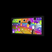 Big Bang Black Hole (Long) Wrapped Canvas canvas prints