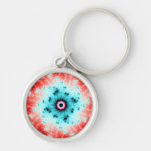 Big Bang - fractal explosion Key Chains