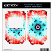 Big Bang - red and blue fractal explosion BlackBerry Tour Skins