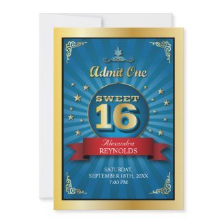 Big Bash Sweet 16 Invitation zazzle_invitation