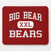 Big Bear - Bears - High - Big Bear City California Mouse Pads