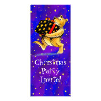 Big Bear Christmas Invitation invitations