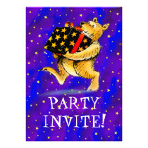 Big Bear Invitation invitations