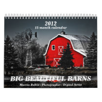 Big Beautiful Barns - 15 Month Calendar