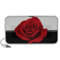 Big Beautiful Red Rose Doodle Speaker speakers