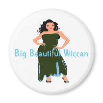 Big, Beautiful Wiccan Fridge Magnet