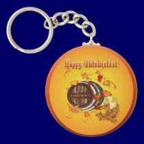 Big Beer-Happy Oktoberfest Keychains keychains