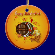Big Beer-Happy Oktoberfest  Ornament ornaments