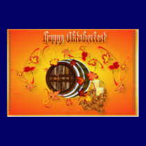 Big Beer-Happy Oktoberfest Poster posters
