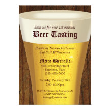 Big Beer Tasting Party Invitation
