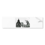 big ben and  boudica statue bumper stickers