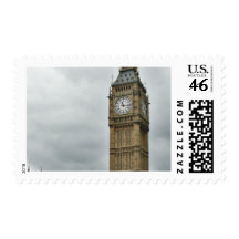 Big Ben And The Houses Of Parliament In London Stamps