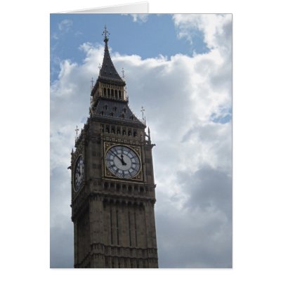 Big Ben Card from Zazzle.com : tower architecture big ben time