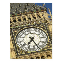 Big Ben Clockface postcards