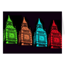 Big Ben Collage Greeting Card