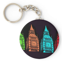 Big Ben Collage Keychain