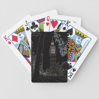 Big Ben Glows Playing Cards