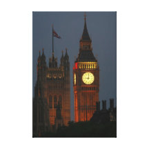 Big Ben London Stretched Canvas Print
