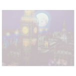 Big Ben, London with moon Letterhead Design