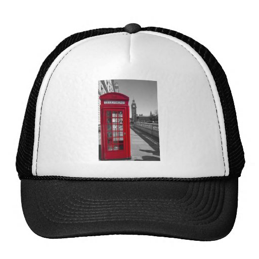 Big Ben Red Telephone box Mesh Hat