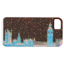 Big Ben Westminster Abbey London Red Skies iPhone 5 Cases
