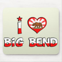 Big Bend, CA Mouse Pads