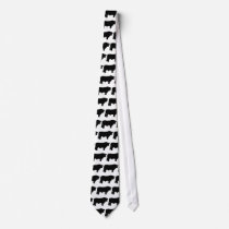 big black angus bull custom tie