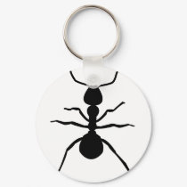 big black ant icon keychains