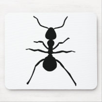 big black ant icon mousepad