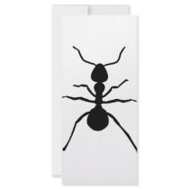big black ant icon rack cards