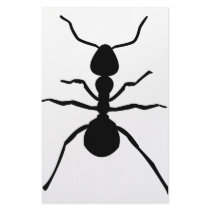 big black ant icon personalized stationery