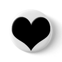 Big Black Heart buttons